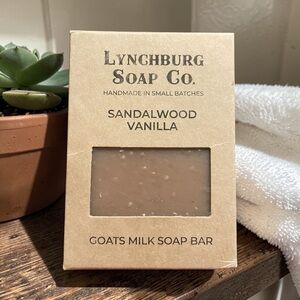 Sandalwood Vanilla Goat Milk Soap Bar - Brown